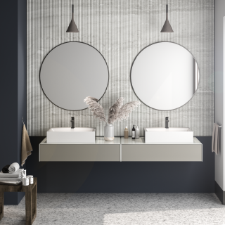 Смеситель для раковины Bossini Aki-M Z00707.094 брашированный никель